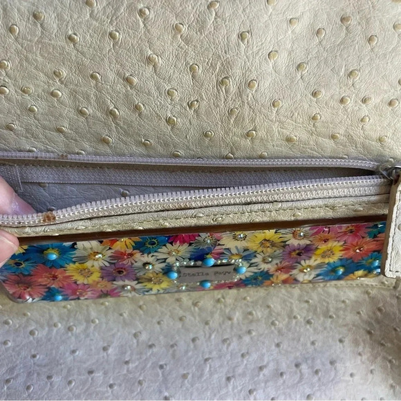 Stella Page Designer Limited Edition NYC Leather Handbag w/Persian Turquoise - Picture 5 of 16